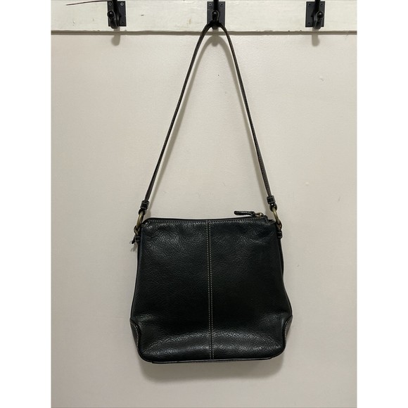 Fossil 75082 Genuine Leather Purse Pebbled Leather Shoulder Bag - Picture 10 of 16